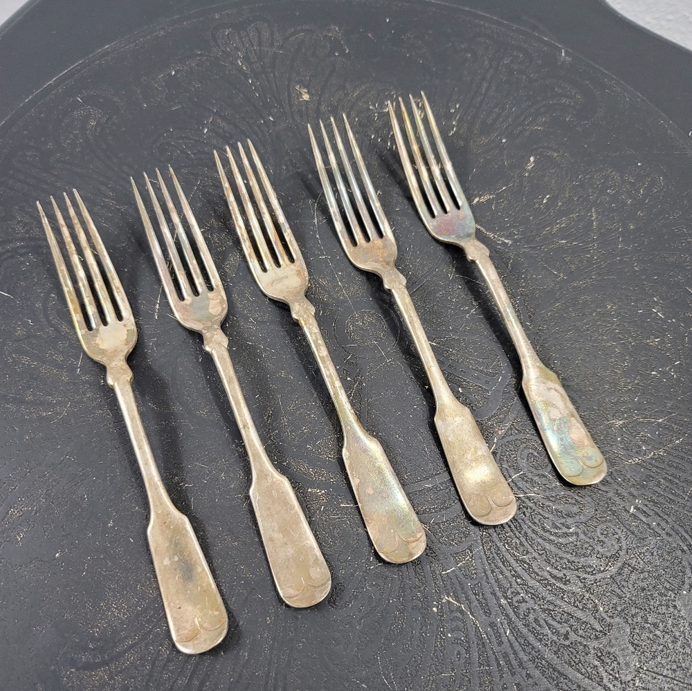 5 Rogers & Hamilton 9 Dinner Fork Vintage